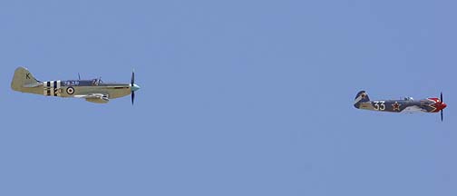 Yak-3U R200 N46463 Steadfast and Fairey Firefly AS-6 N518WB